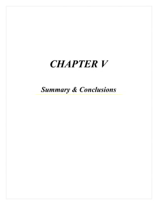 CHAPTER V
Summary & Conclusions
 