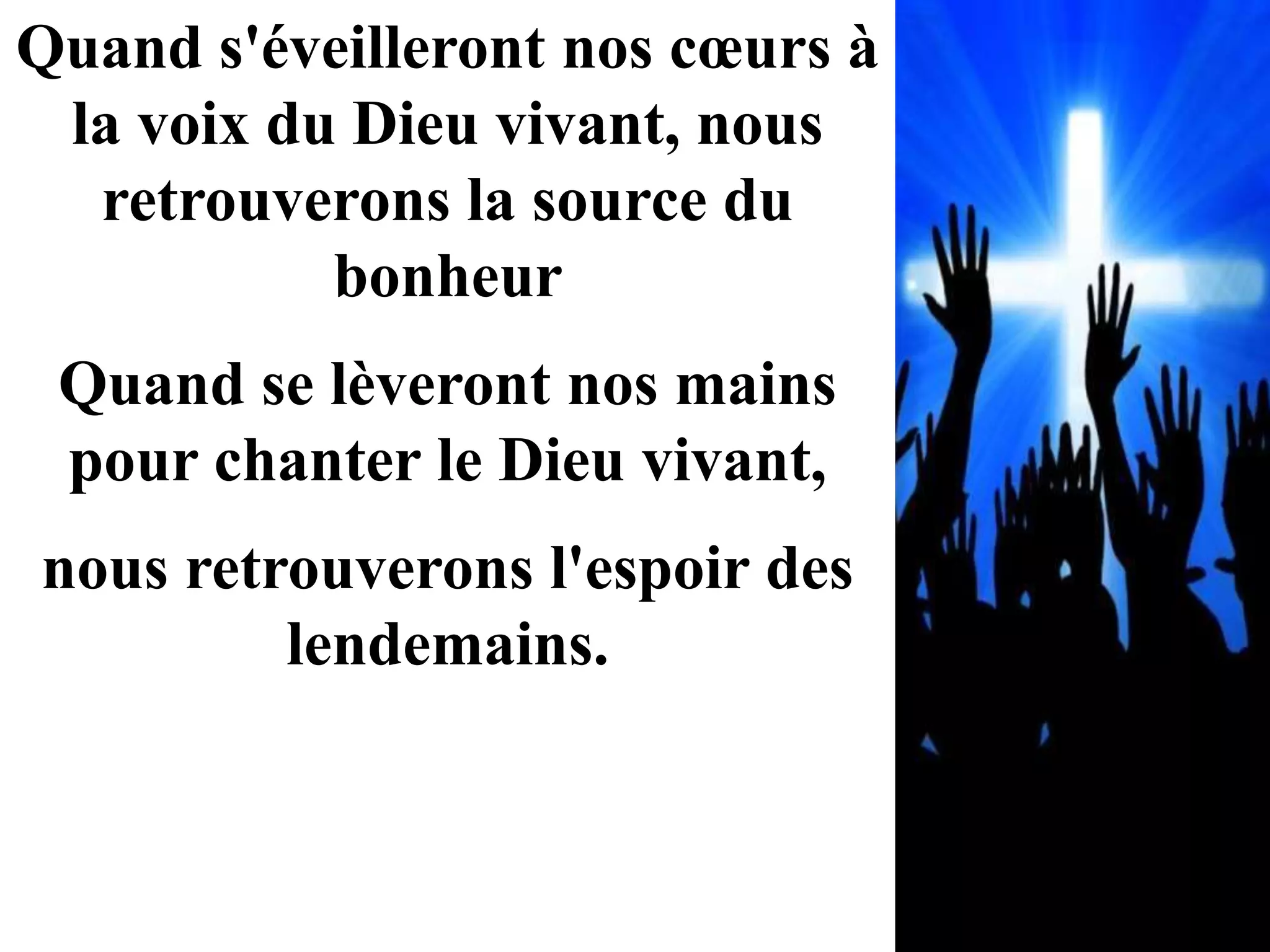 Quand S Eveilleront Nos Coeurs Partition Gratuite E160 Quand s'eveilleront nos coeurs