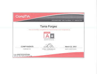 CompTIA A+ Certification | PDF