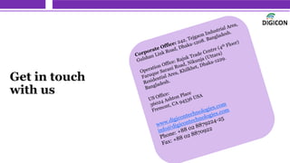 Get in touch
with us
 