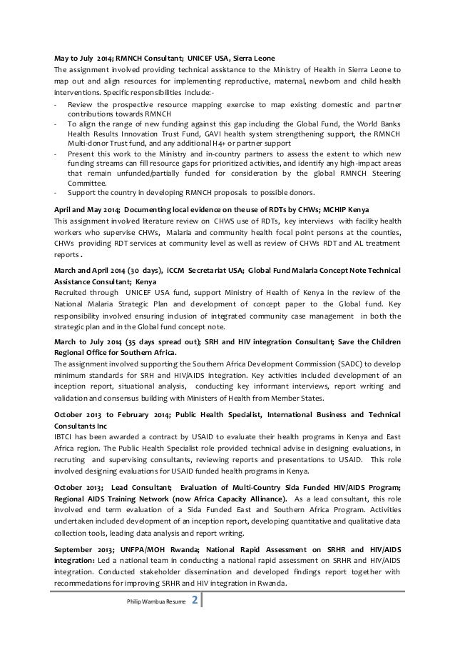 good examples of resumes