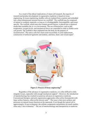 The Application of Nanotechnology to Regenerative Medicine | PDF