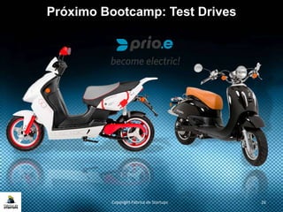 Copyright Fábrica de Startups 26
Próximo Bootcamp: Test Drives
 
