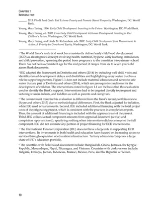 World Bank Support to Early Childhood Development | PDF