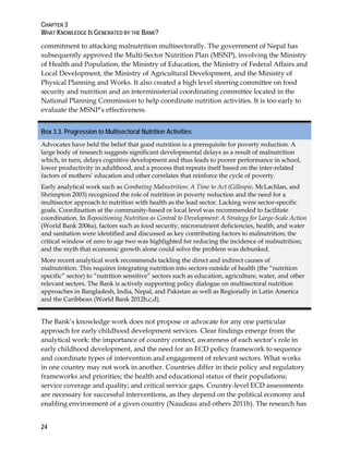 World Bank Support to Early Childhood Development | PDF