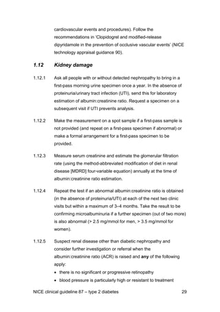 E18 nice guideline for the management of type 2 diabetes may 2009 | PDF