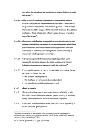 E18 nice guideline for the management of type 2 diabetes may 2009 | PDF