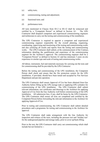 Gs 11 Contractor Test LIQUEFIED PETROLEUM GAS INSTALLATION | PDF