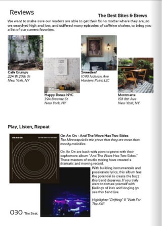 Assignment #10 The Beat.