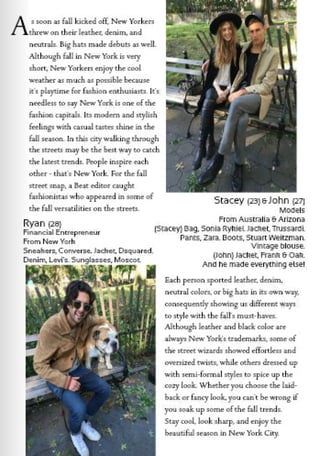 Assignment #10 The Beat.