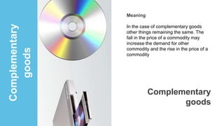 Complementry Things E1 a01 demand analysis | PPTX