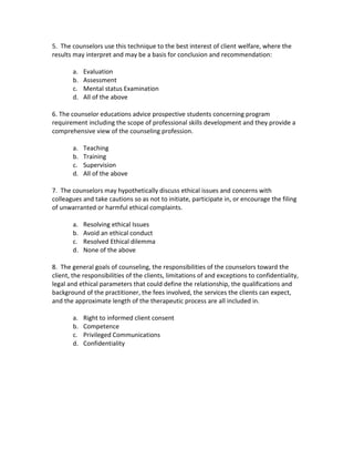 Professional Responsibility