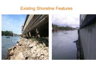 Existing Shoreline Features
 