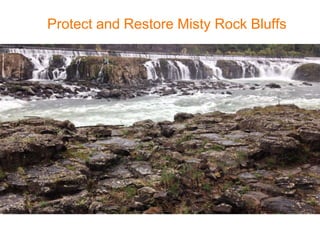Protect and Restore Misty Rock Bluffs
 