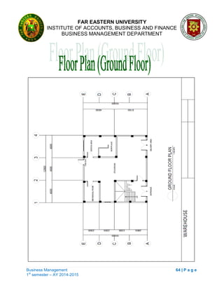 FAR EASTERN UNIVERSITY
INSTITUTE OF ACCOUNTS, BUSINESS AND FINANCE
BUSINESS MANAGEMENT DEPARTMENT
Business Management 64 | P a g e
1st
semester – AY 2014-2015
 