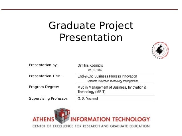 Graduate presentation custom