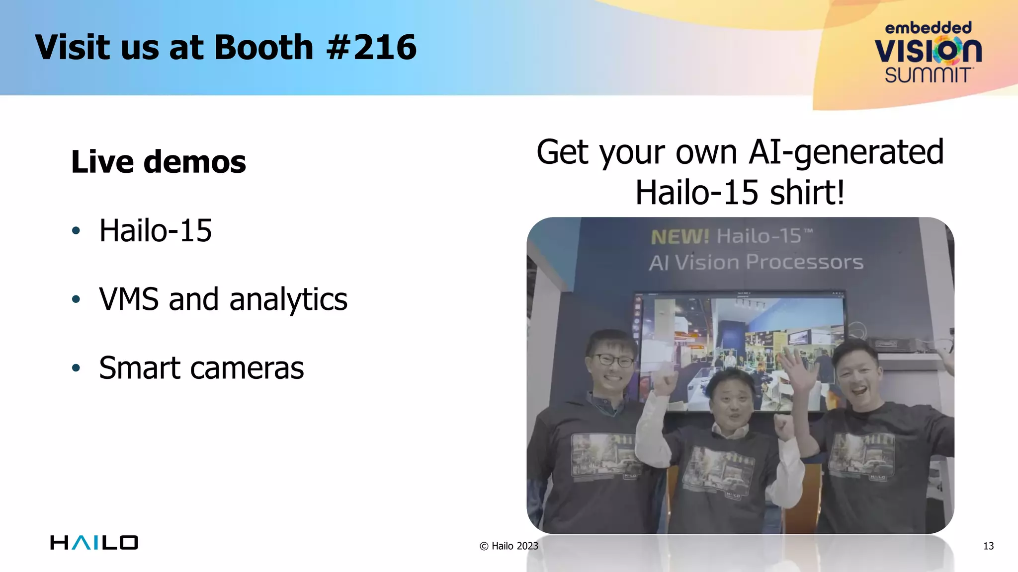 “Intensive In-camera AI Vision Processing,” a Presentation from Hailo | PDF