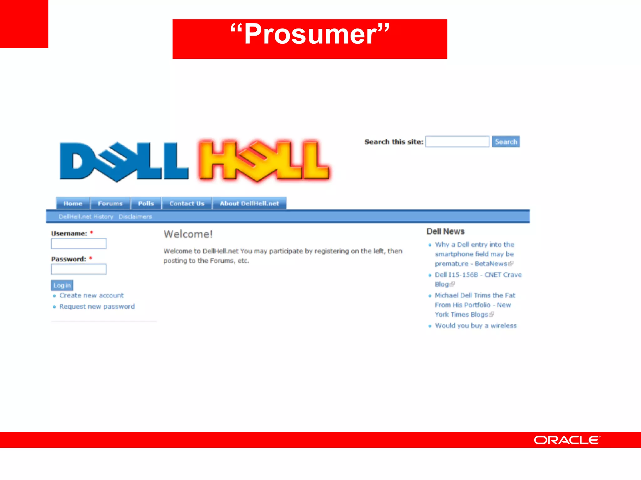 “Prosumer”
 