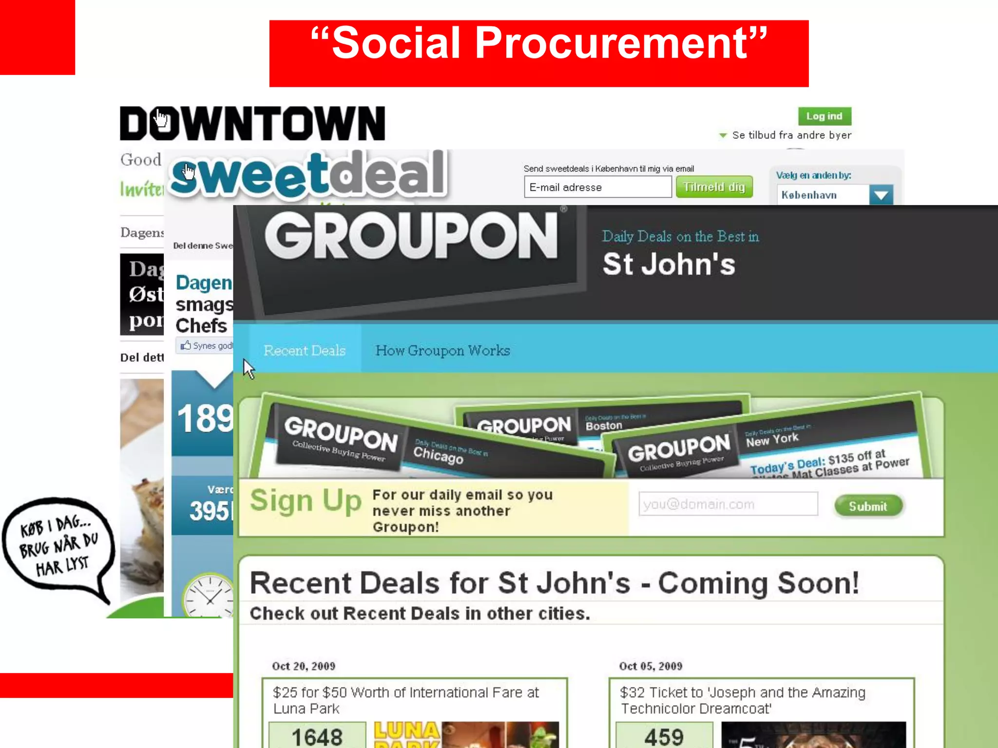 “Social Procurement”
 