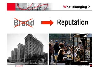 October 2010 Enterprise 2.0 - Frankfurt
What changing ?
4
 