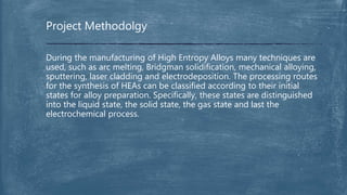 High Entropy Of Alloys | PPTX