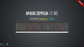 "age";"job";"marital";"education";"default";"balance";"housing";"loan";"contact";"day";"month"
30;"unemployed";"married";"primary";"no";1787;"no";"no";"cellular";19;"oct";79;1;-1;0;"unknown
33;"services";"married";"secondary";"no";4789;"yes";"yes";"cellular";11;"may";220;1;339;4;"fai
35;"management";"single";"tertiary";"no";1350;"yes";"no";"cellular";16;"apr";185;1;330;1;"fail
30;"management";"married";"tertiary";"no";1476;"yes";"yes";"unknown";3;"jun";199;4;-1;0;"unkno
																				
4 . 12
 