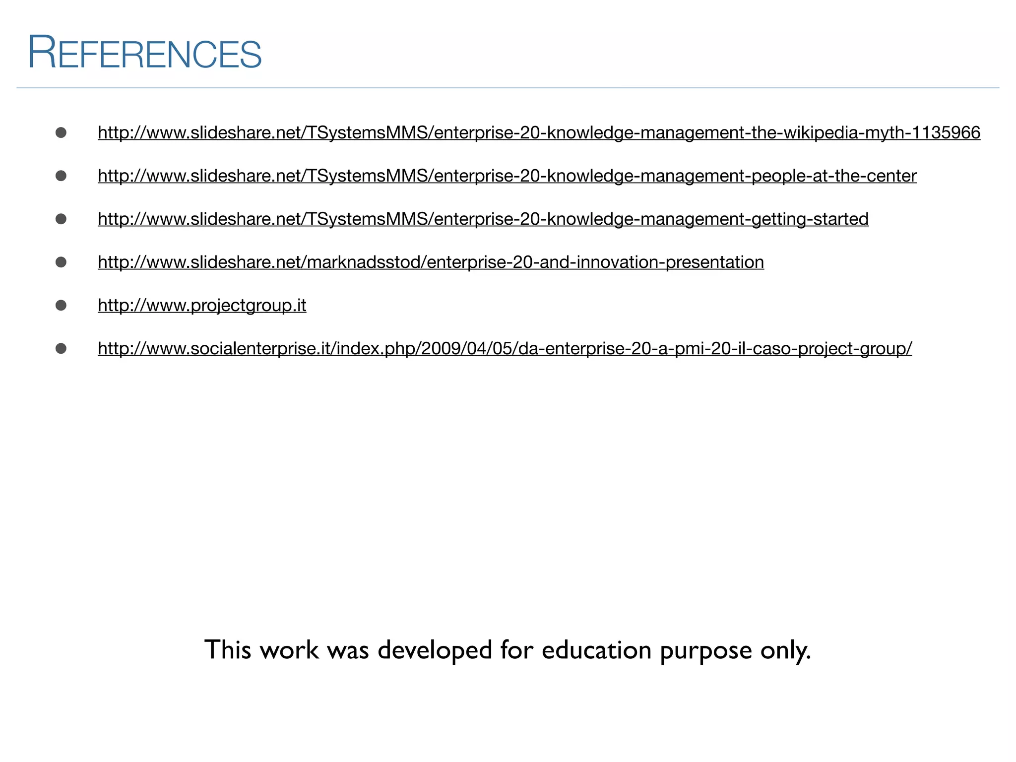 Introduction to Enterprise 2.0