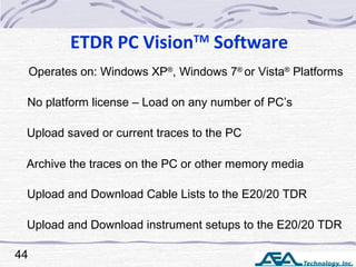 Visiontm Drive E2020 General Step TDR Training | PPT