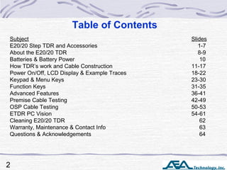 Telco Cd R Example E2020 TDR Telco Training | PPT