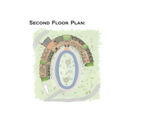 Second Floor Plan:
 