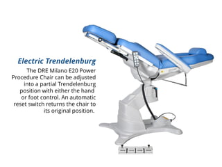 Dre Raft Chair The DRE Milano E20 Power Procedure Chair: Engineering with Elegance | PDF