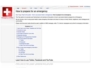 Emergency 2.0 Wiki at Davos Conference