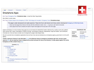 Emergency 2.0 Wiki at Davos Conference