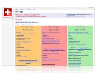 Emergency 2.0 Wiki at Davos Conference