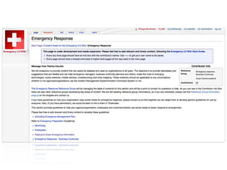 Emergency 2.0 Wiki at Davos Conference