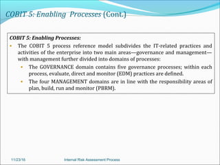 Internal Control & Risk Management Framework | PPT
