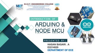 INTRDOUCTION OF
DEPARTMENT OF ECE
PRESENTED BY:
 