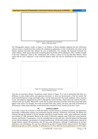 Work-Life Balance: A Literature Mapping with Bibliometric Analysis ...