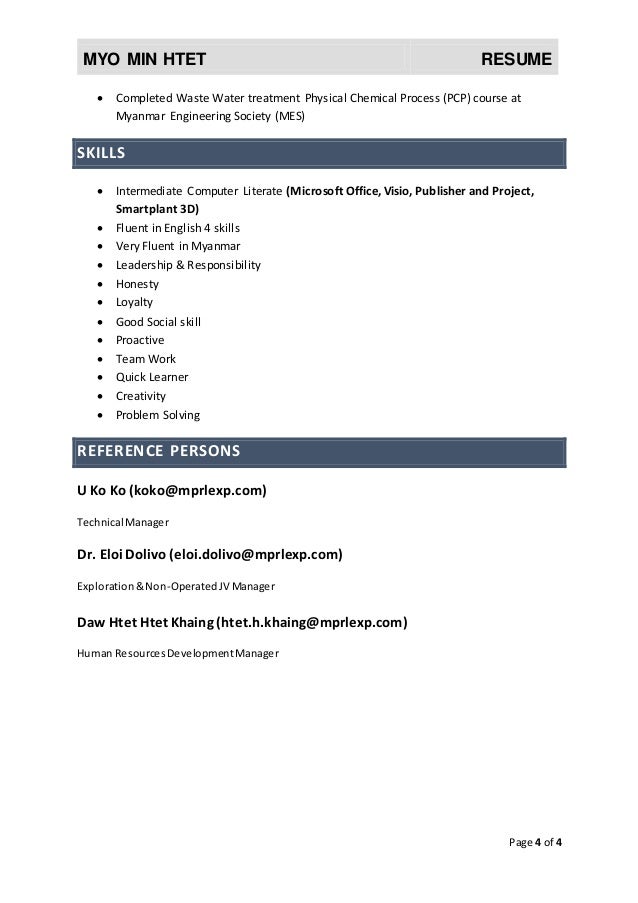 Intermediate Computer Skills Resume Intermediate Computer Skills Resume