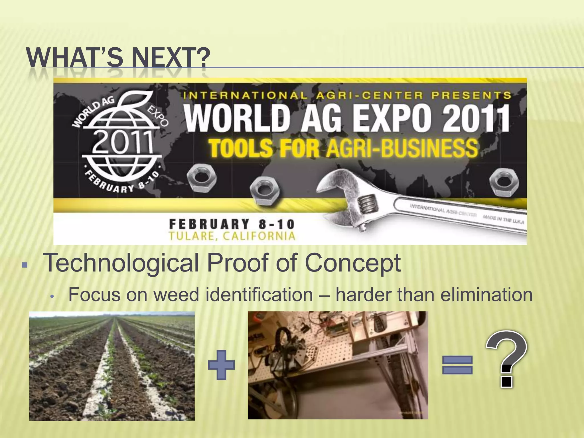 Demo and customer feedback