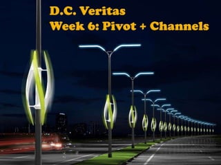 D.C. VeritasWeek 6: Pivot + Channels 