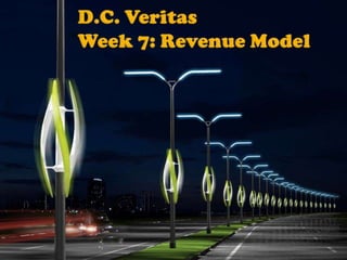 D.C. VeritasWeek 7: Revenue Model 