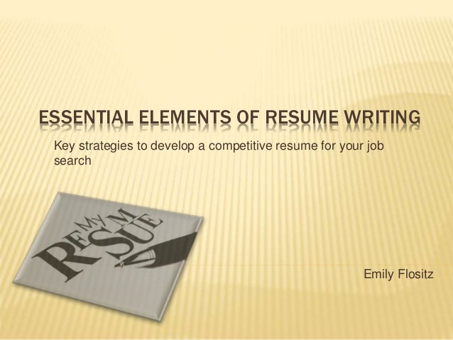 Essential components of a resume