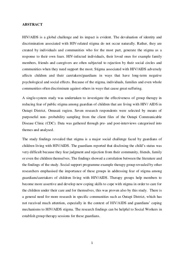 Aids essays