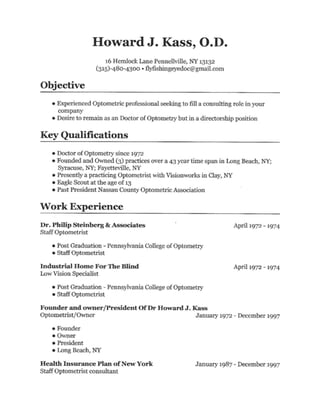 Resume Posted
