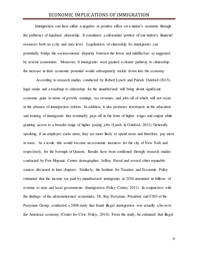 Mexican immigration essay