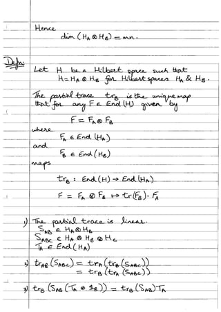 Entanglement Entropy