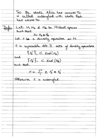 Entanglement Entropy
