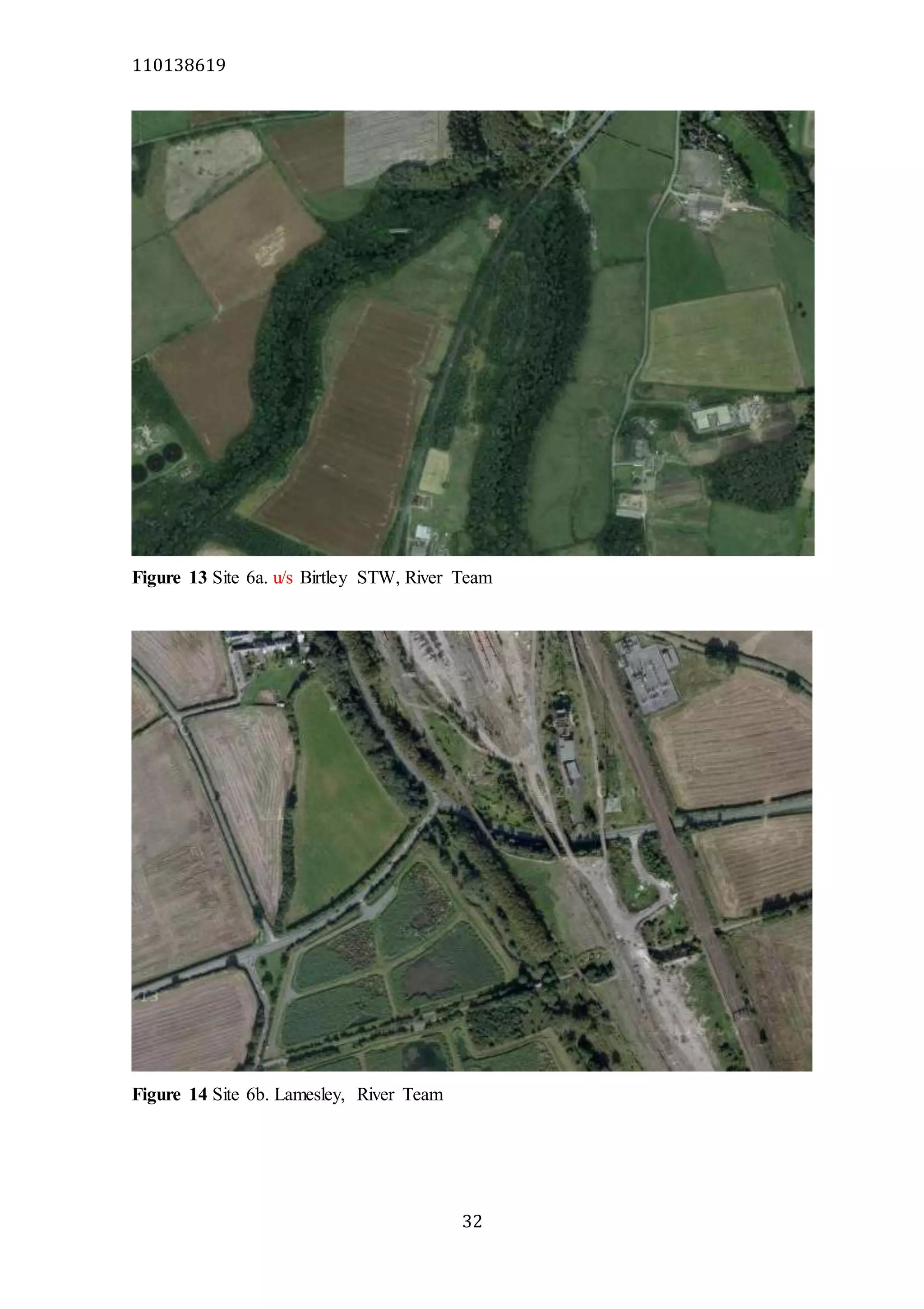 110138619
32
Figure 13 Site 6a. u/s Birtley STW, River Team
Figure 14 Site 6b. Lamesley, River Team
 
