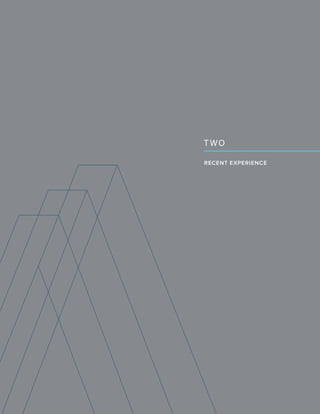 T WO
RECENT EXPERIENCE
 